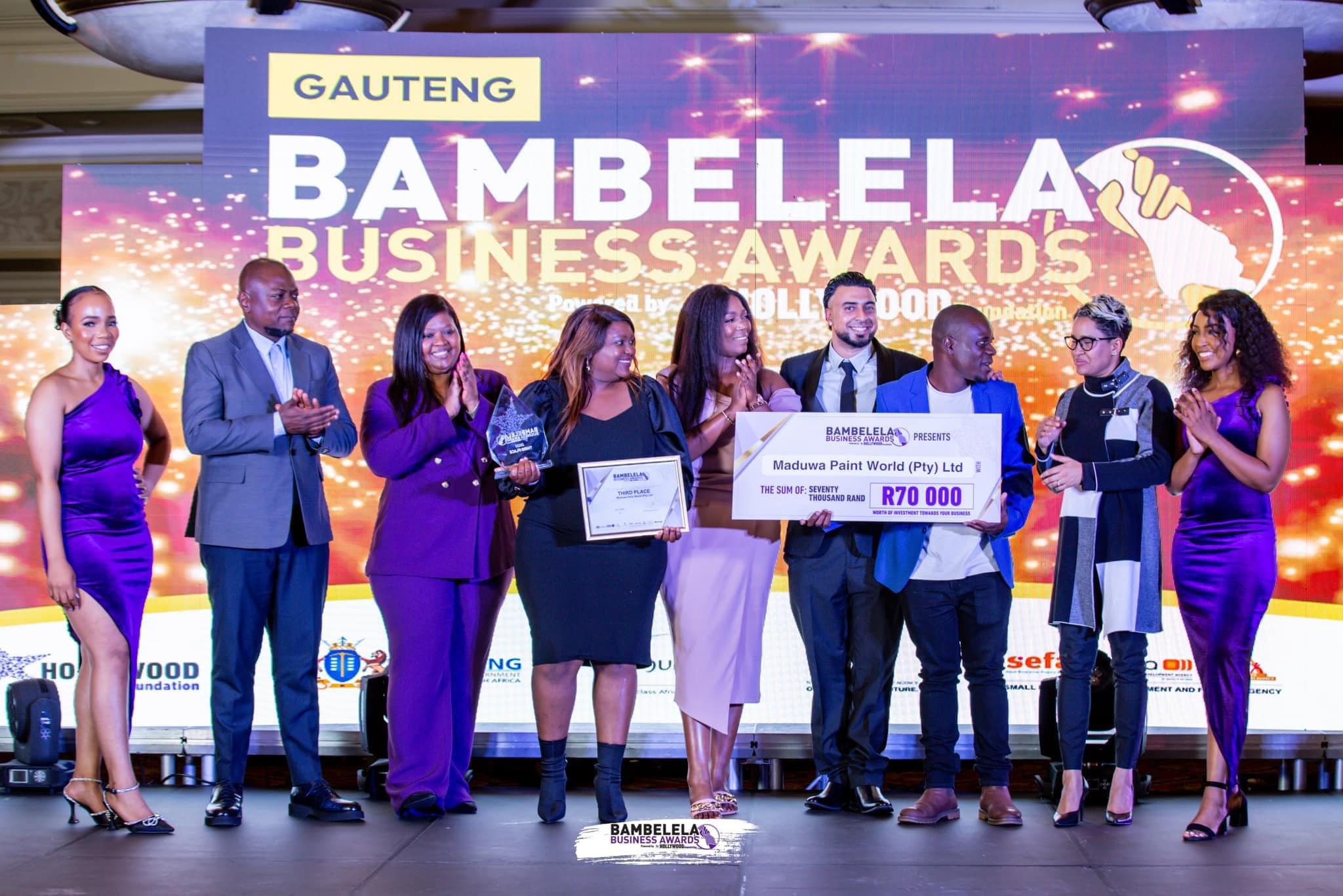 Winning a business award